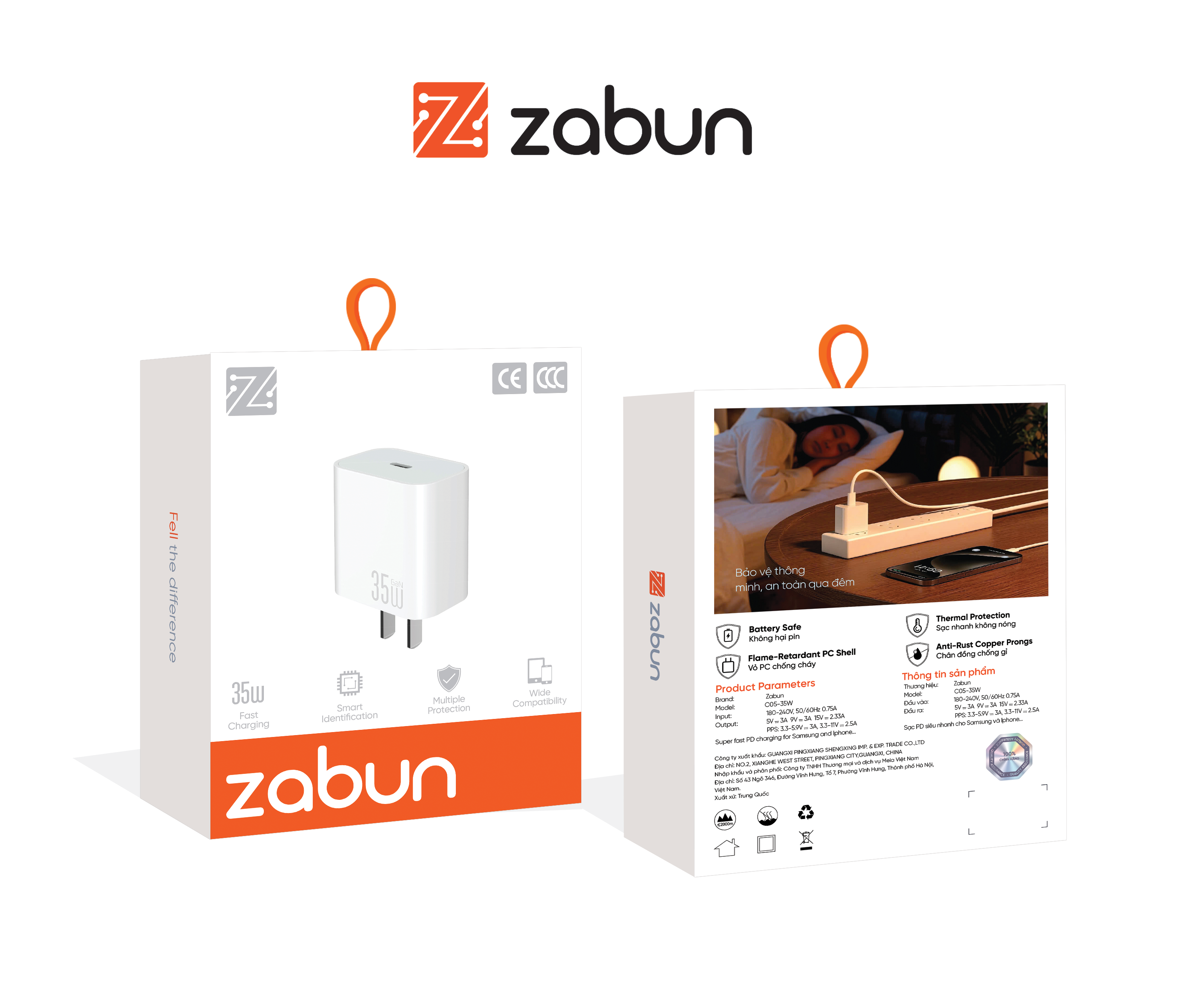 Củ sạc 35W Zabun C05